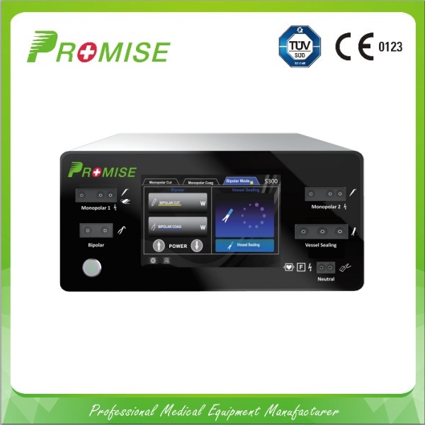 PROMISE S300 Surgical Energy Platform Next-Generation Radiofrequency Generator with 8-inch Touchscreen, Integrated Vessel Sealing, and Dual-Surgeon Independent Control Infrastructu