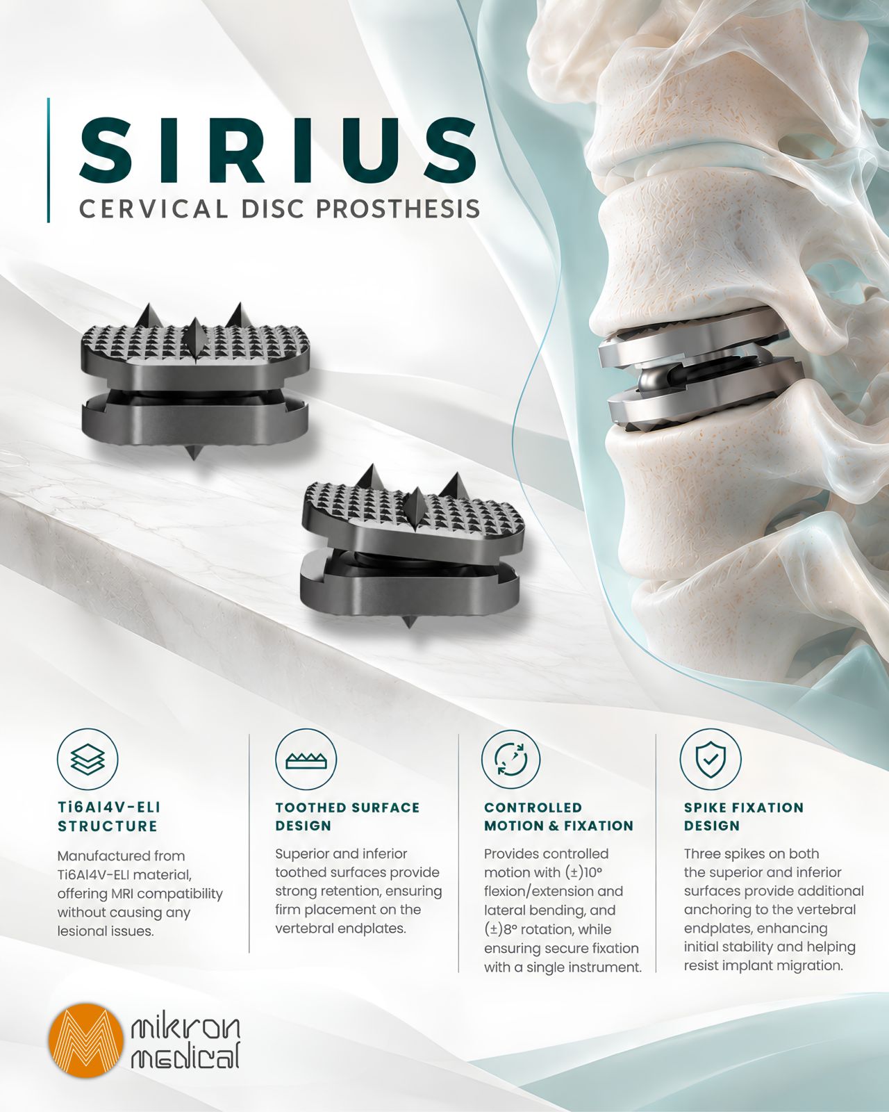 SIRIUS CERVICAL DISC PROSTHESIS