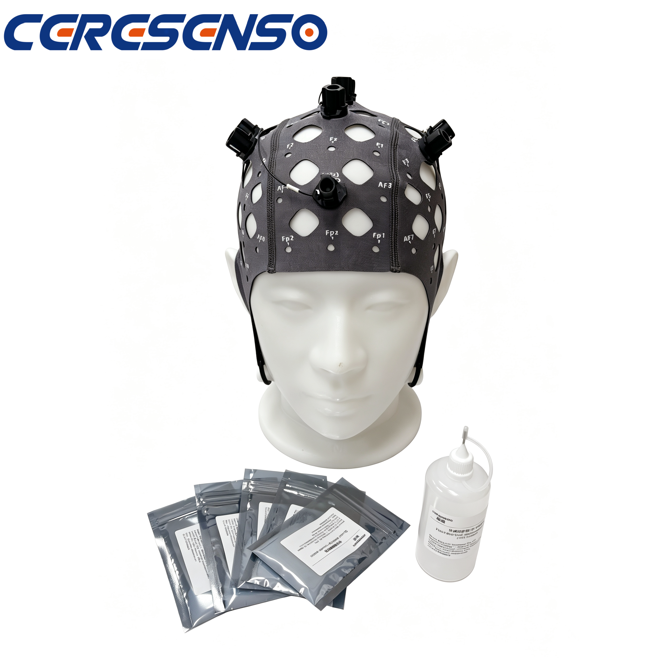Ceresenso Saline Sponge EEG Cap System Kit