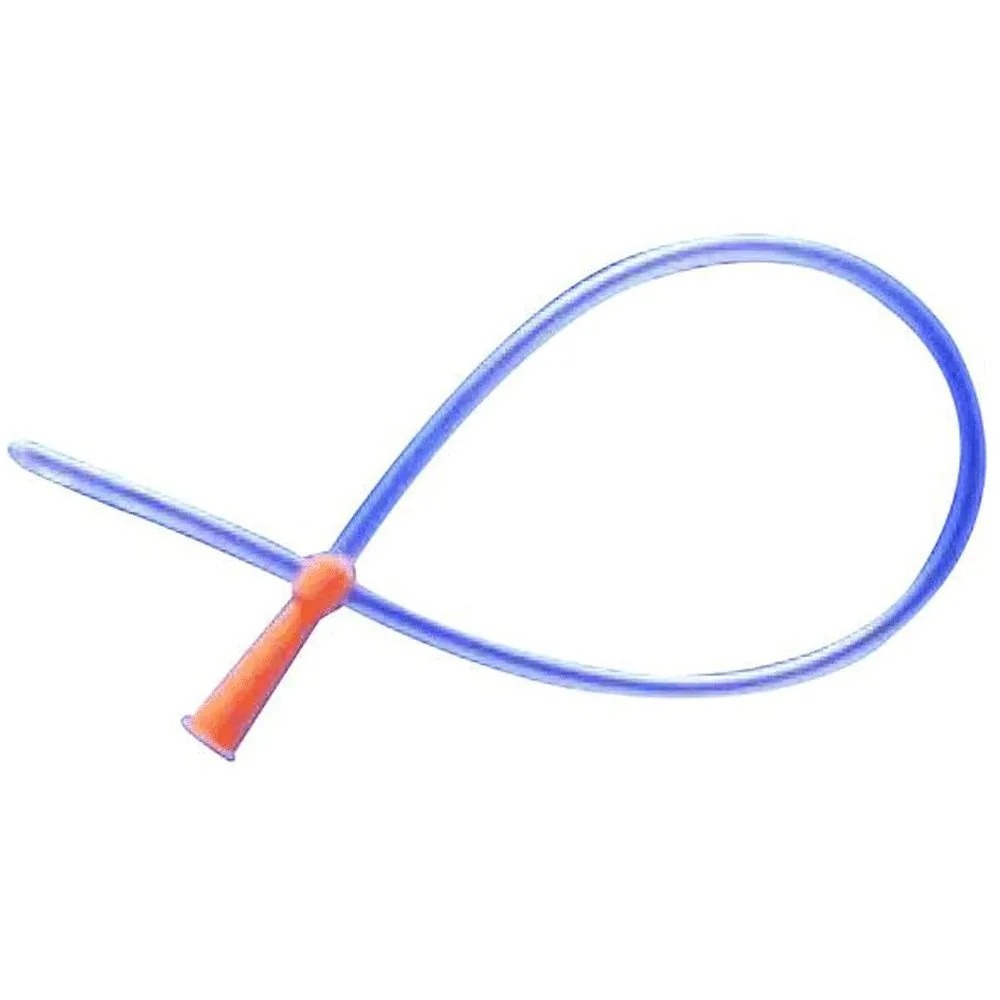 Silicone Nelaton Catheter, Intermittent Urinary Catheter, Sterile Single Use, 6-24 Fr